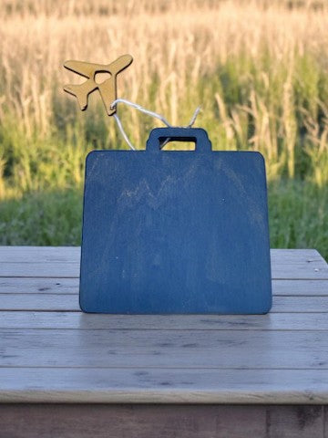 Travel Suitcase Gift Card Holder | Handmade Wooden Travel Gift for Wander lovers | Unique Adventure Keepsake