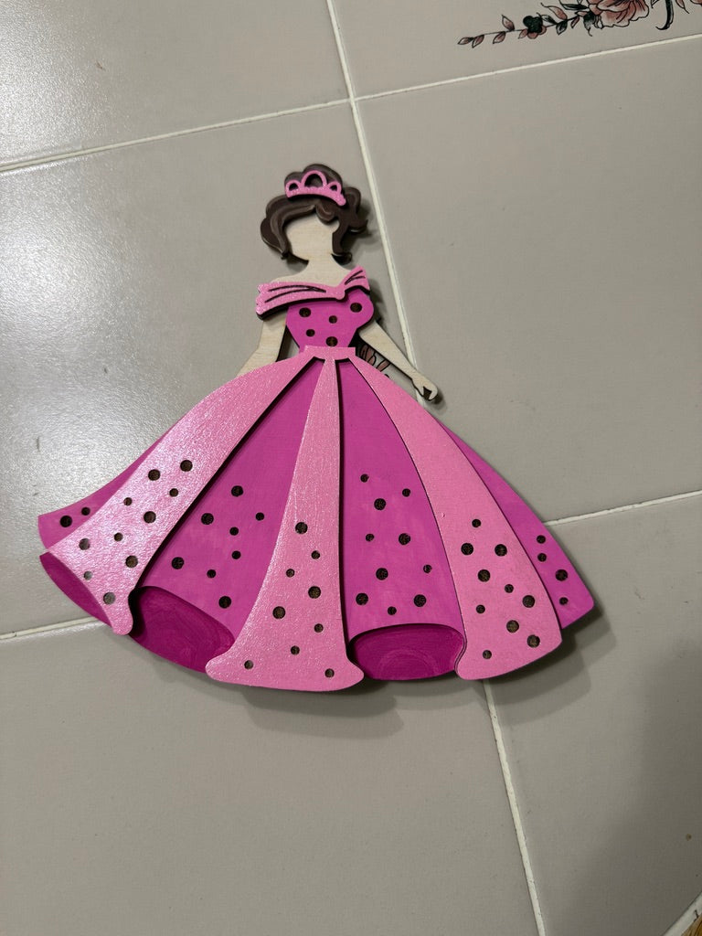 Dress Money Holder | Quinceañera & Wedding Cash Gift | Handmade Wood