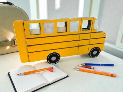 School Bus Gift Card Holder – Bus Driver Gift – Teacher Gift Card Holder – Back to School Gift