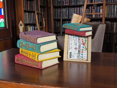 Handmade Book Lover Gift Card Holder | Unique Gift for Readers, Teachers, and Bookworms