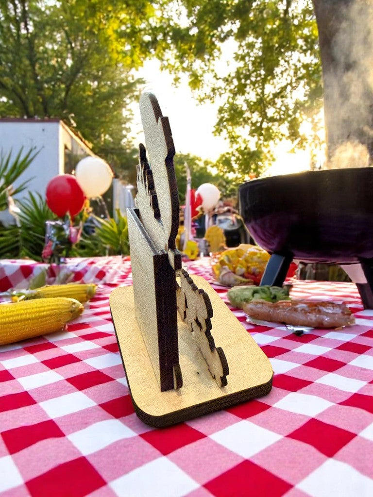 Father’s Day Grill Gift Card Holder – Handmade BBQ Gift for Dad Who Loves to Cook Out