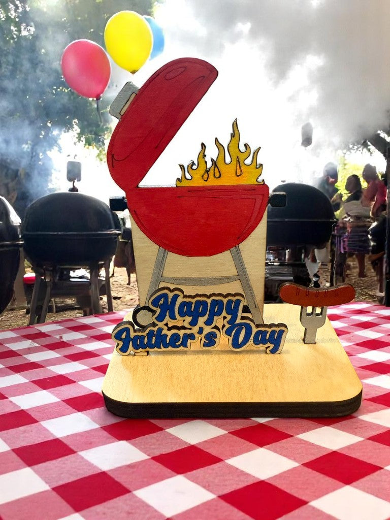 Father’s Day Grill Gift Card Holder – Handmade BBQ Gift for Dad Who Loves to Cook Out