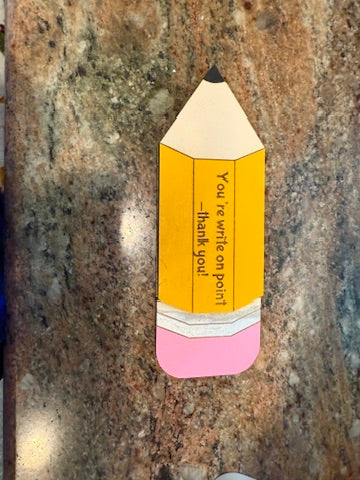 Pencil Gift Card Holder – Teacher Gift Card Holder – Teacher Appreciation Gift – Back to School Gift