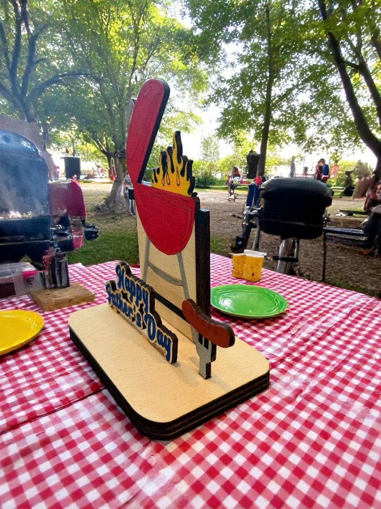 Father’s Day Grill Gift Card Holder – Handmade BBQ Gift for Dad Who Loves to Cook Out