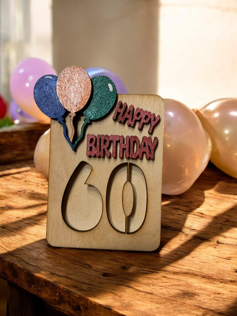 Age Birthday Gift Holder
