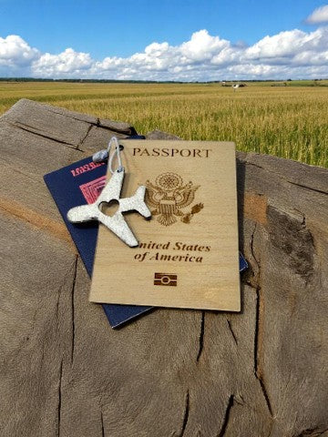 Passport Gift Card Holder | Handmade Travel Gift for Adventure Lovers | Unique Keepsake for Travelers