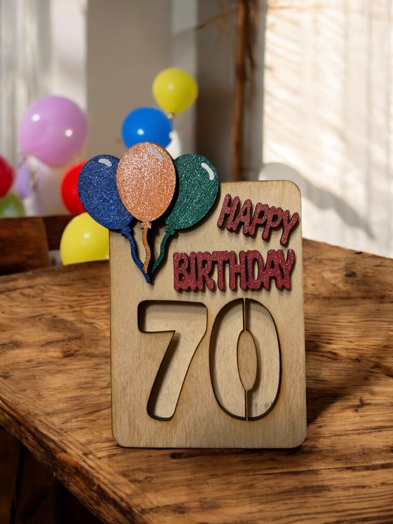 Age Birthday Gift Holder