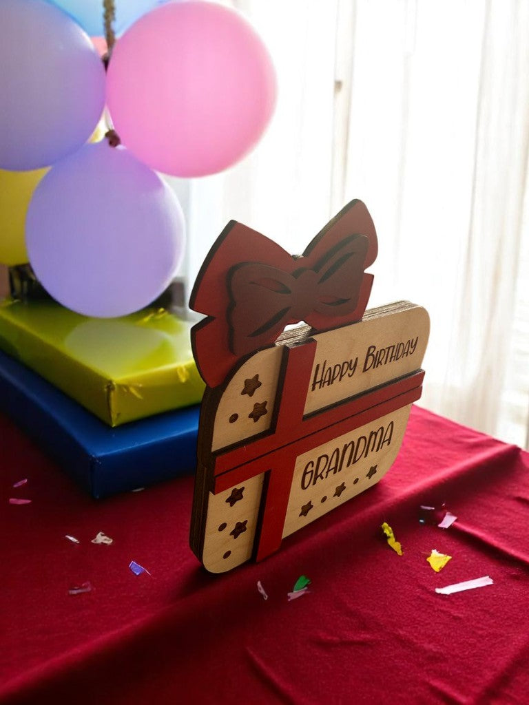 Grandma Birthday Gift Card Holder | Handmade Birthday Gift for Grandma | Special Keepsake for Grandma’s Birthday