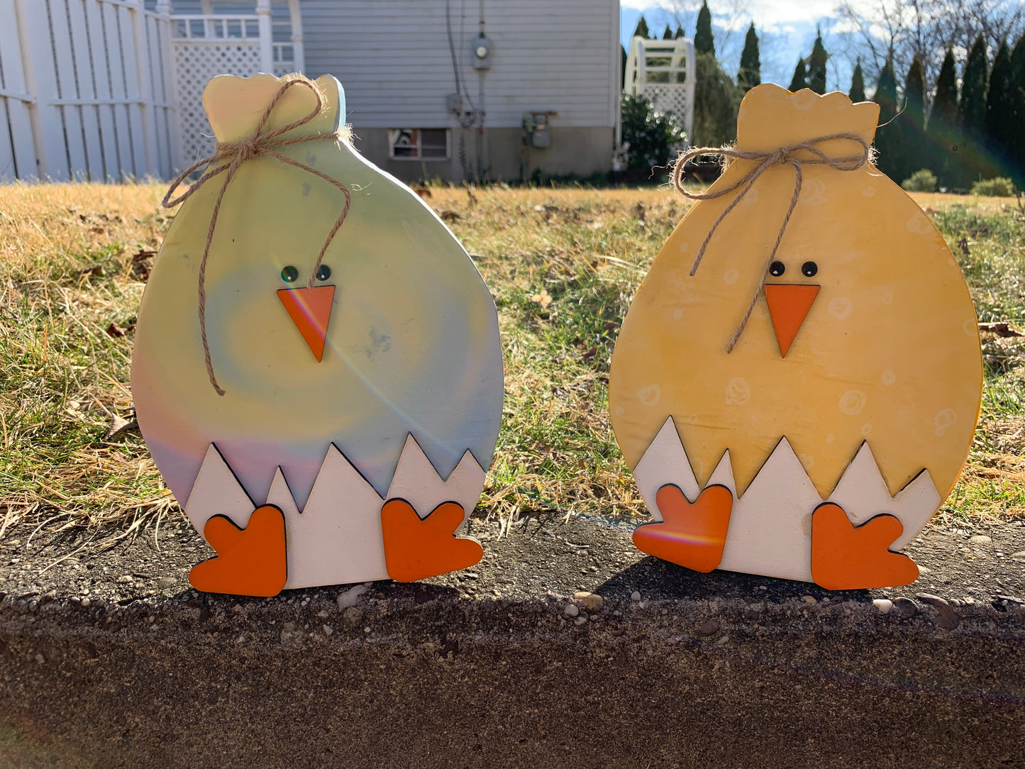 Chicks in Eggs Farm Style Shelf Sitter (Copy)