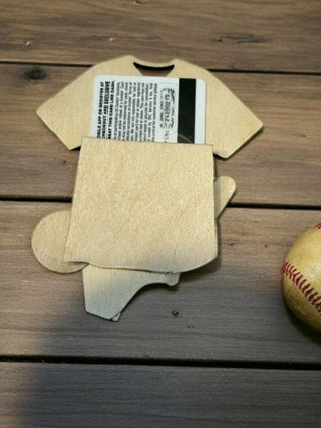 Baseball Gift Card Holder | Handmade Sports Gift for Baseball Fans | Unique Keepsake for Players and Coaches