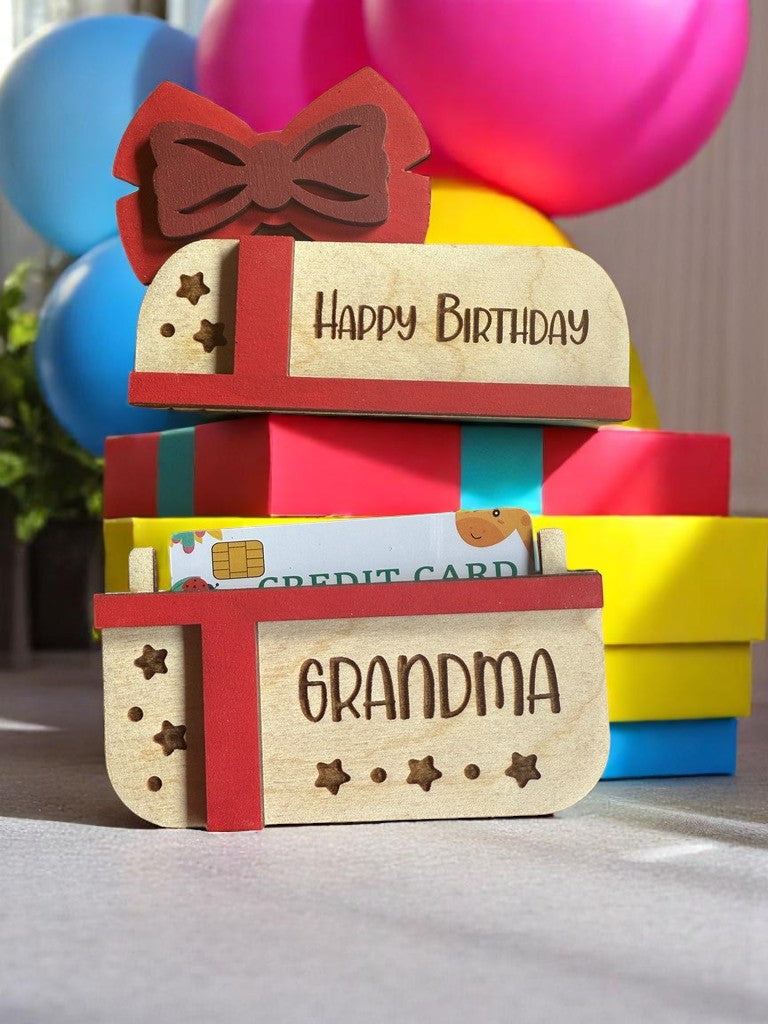 Grandma Birthday Gift Card Holder | Handmade Birthday Gift for Grandma | Special Keepsake for Grandma’s Birthday