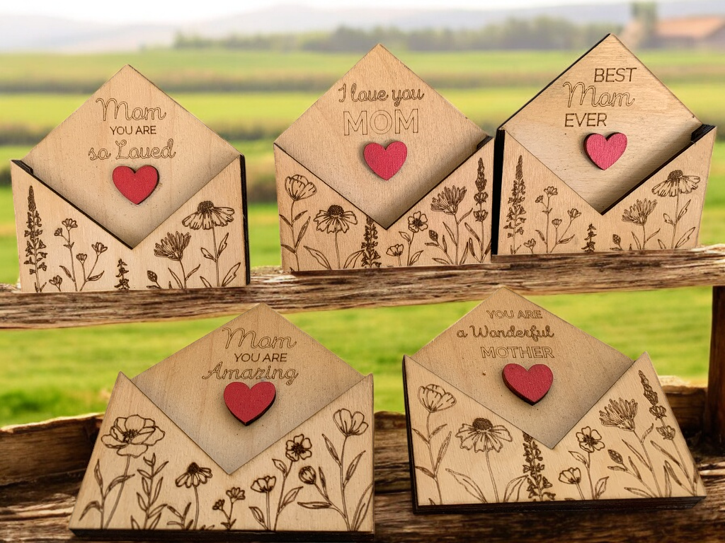 Mothers Letters Gift Card Holders