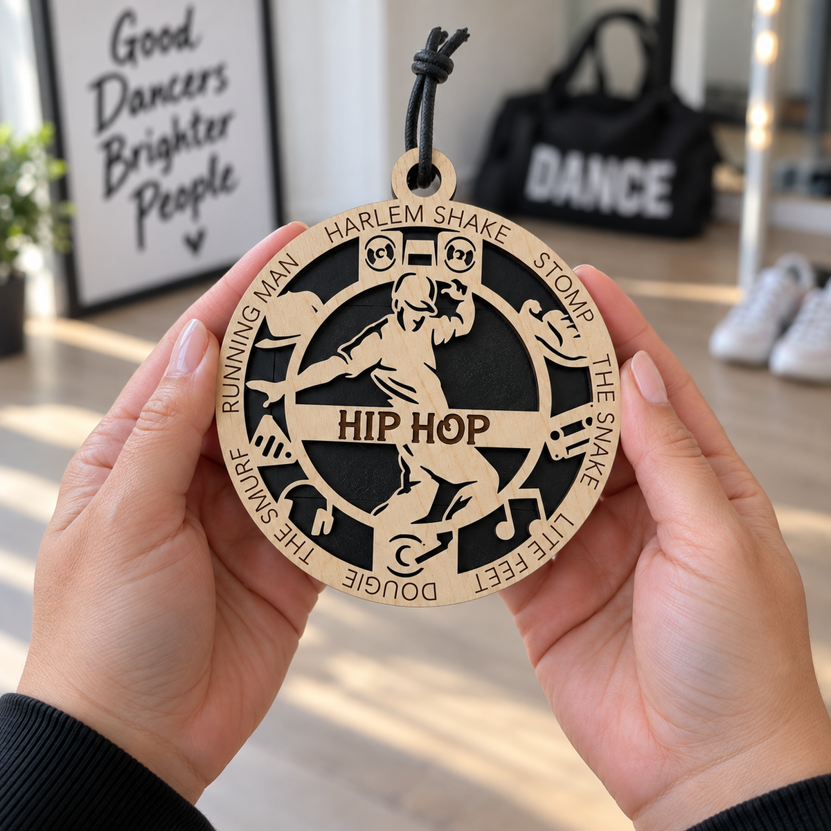 Hip Hop Gift Card Holder | Personalized Hip Hop Dancer Medallion