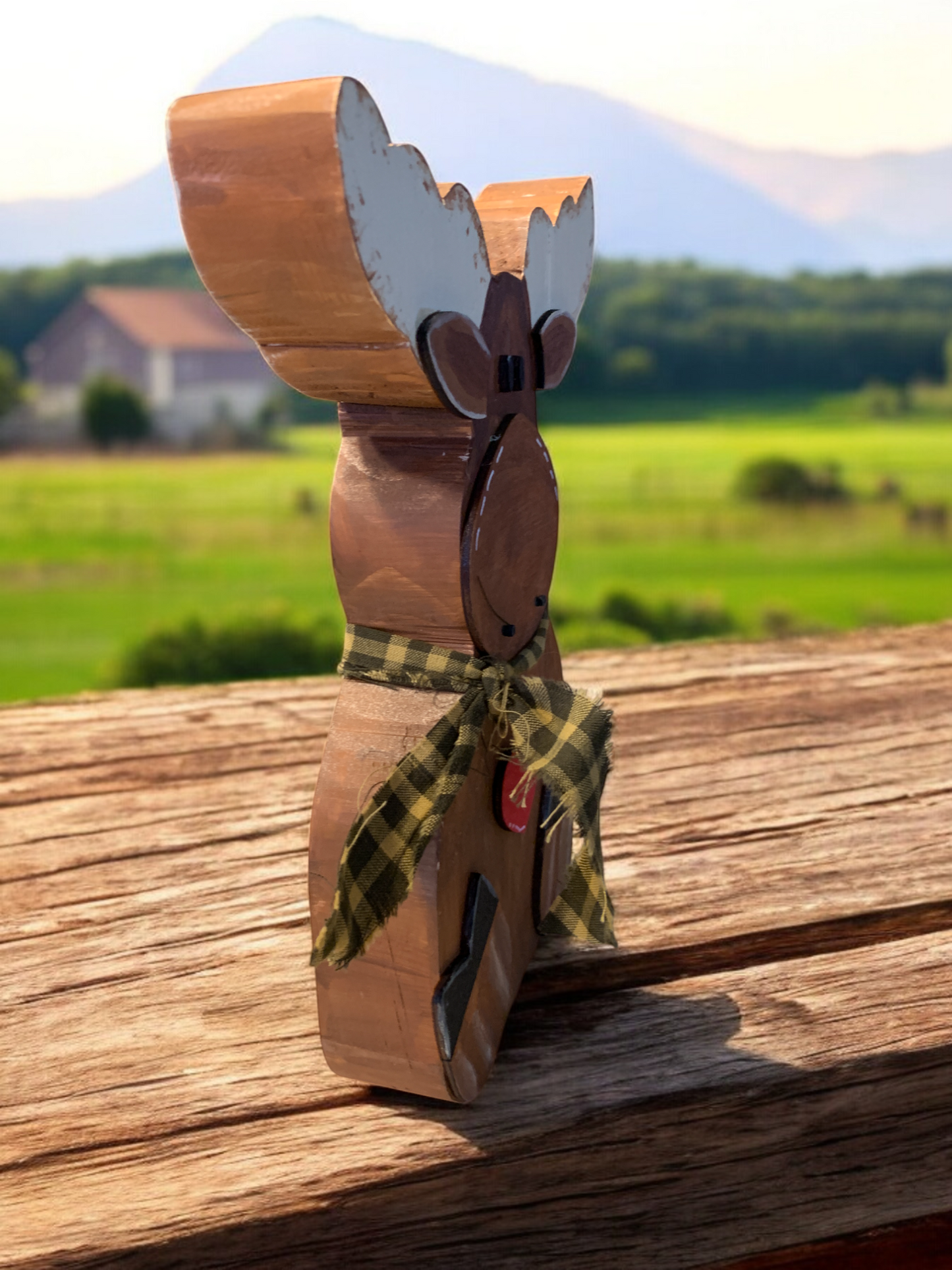 Moose Farmhouse Shelf Sitter