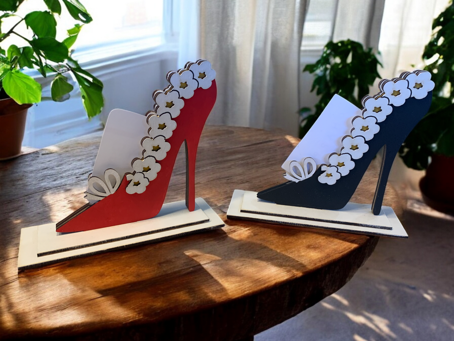 High Heel Shoe Gift Card Holder