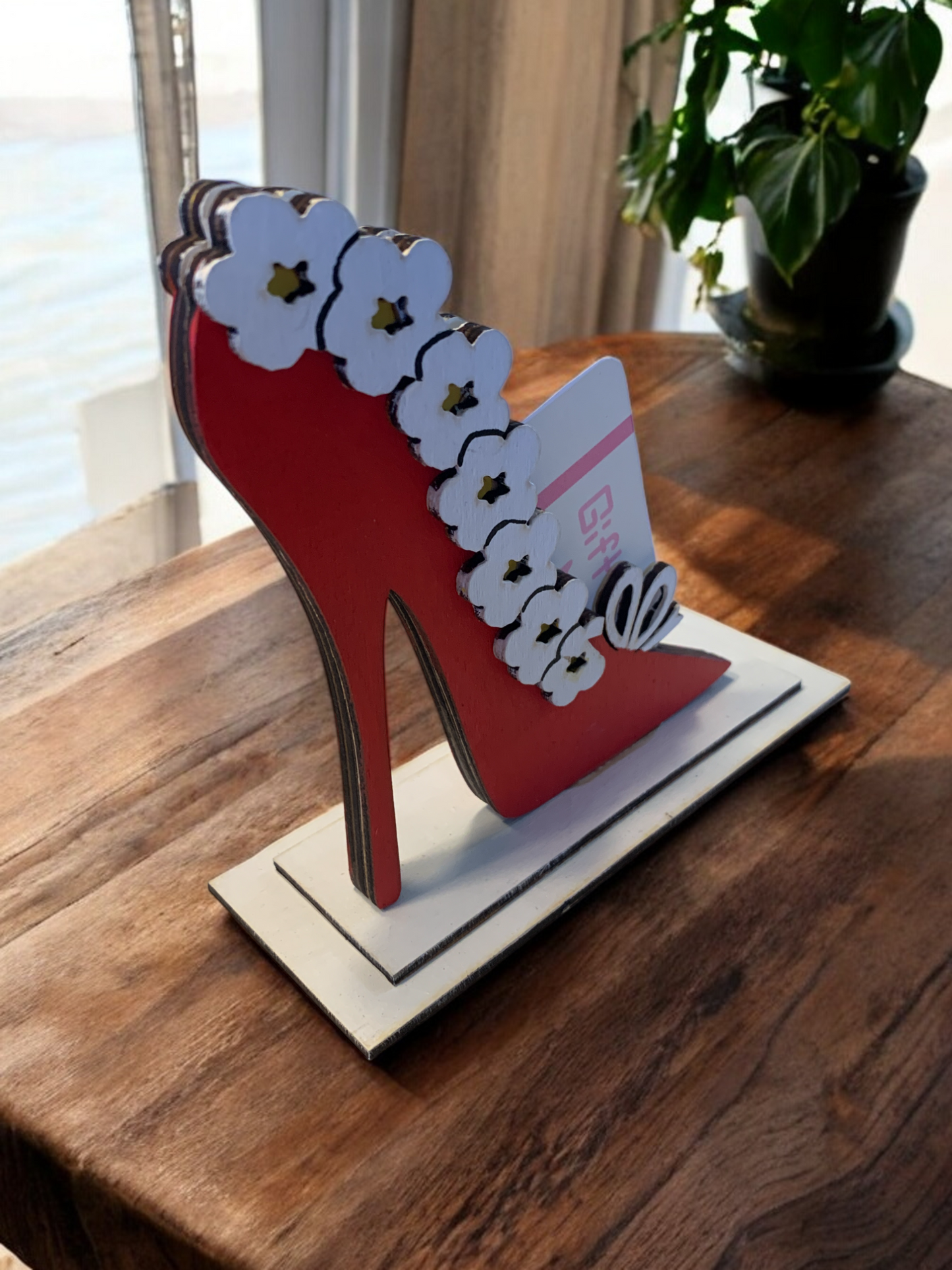 High Heel Shoe Gift Card Holder
