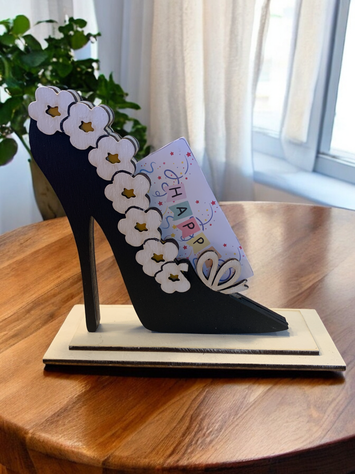 High Heel Shoe Gift Card Holder