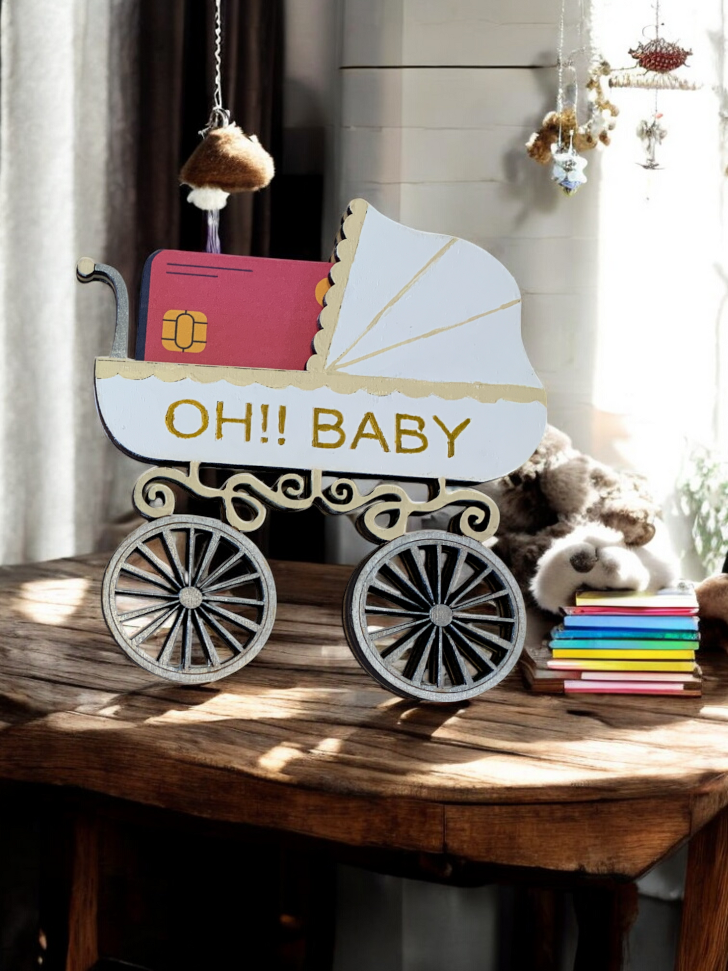 Baby Carriage Gift Card Holder WS