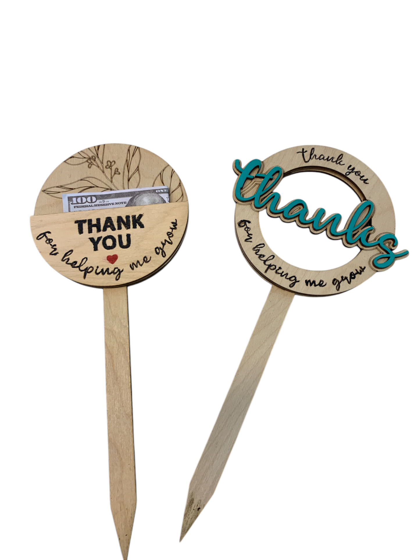 Teacher Appreciation Helping me Grow Plant