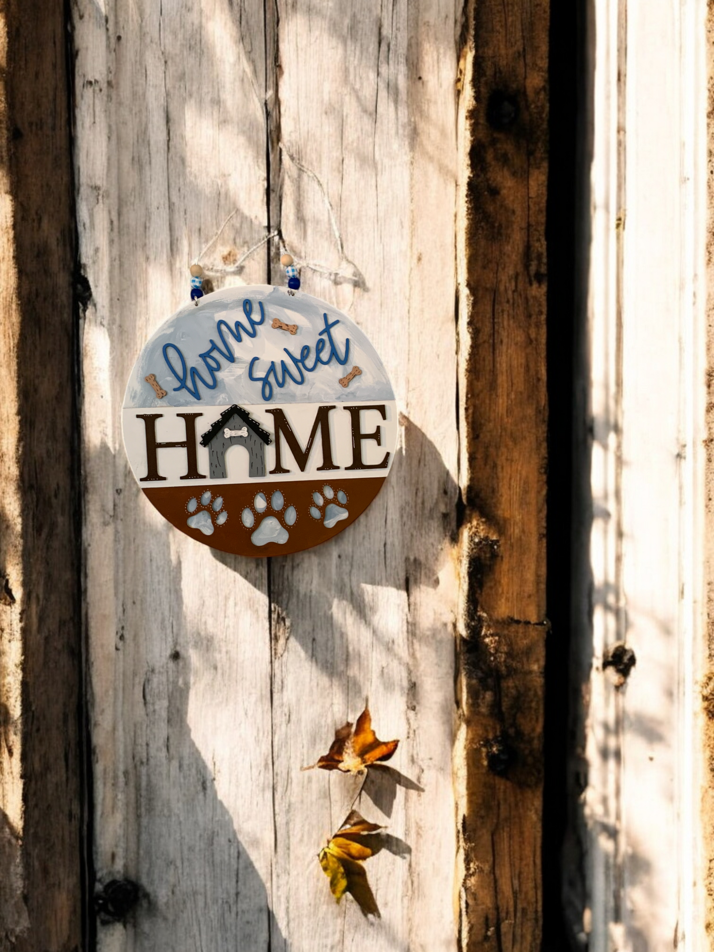 Dog Home 3D Decor Sign