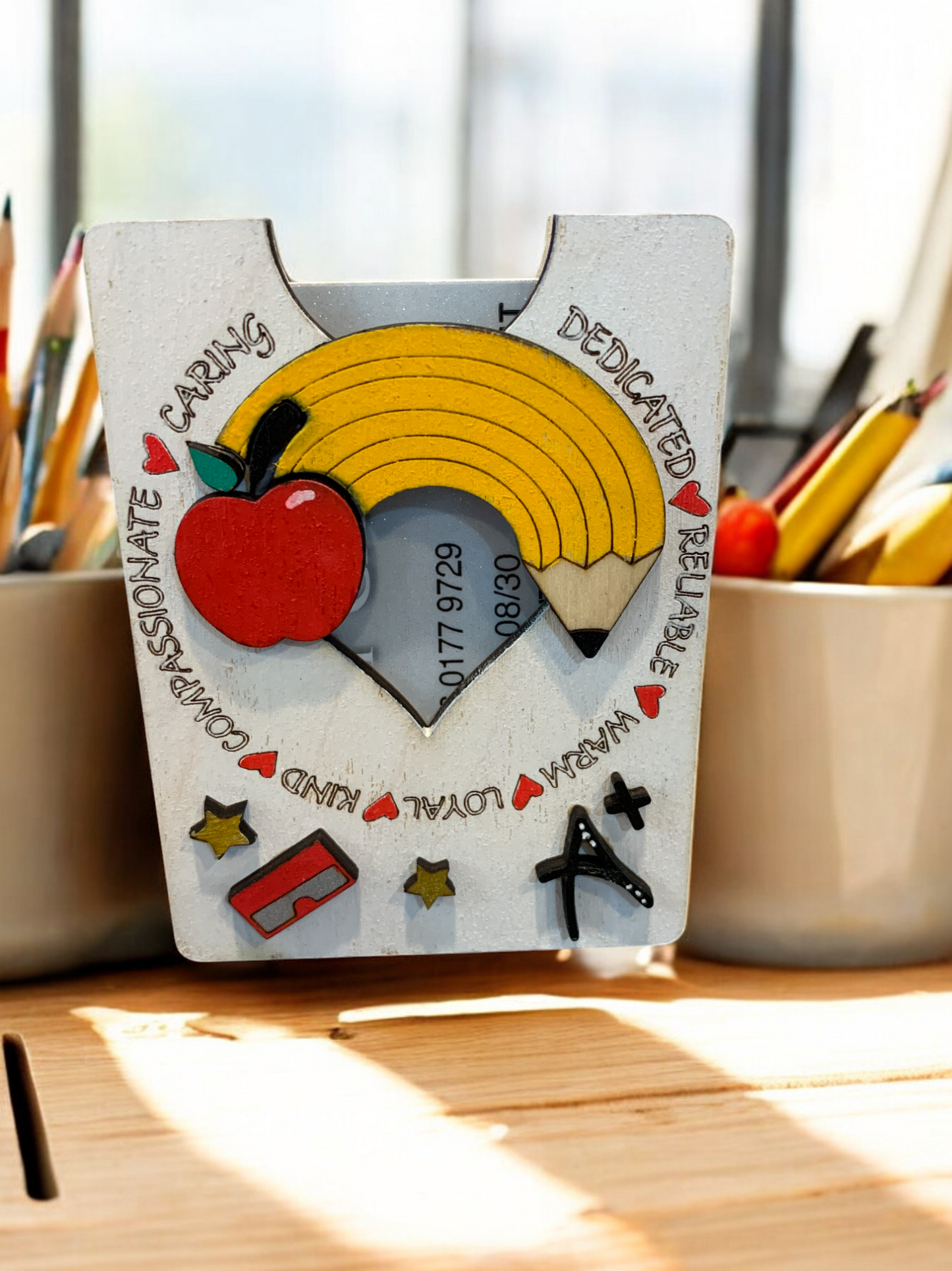 Teacher Appreciation Gift Card Holder