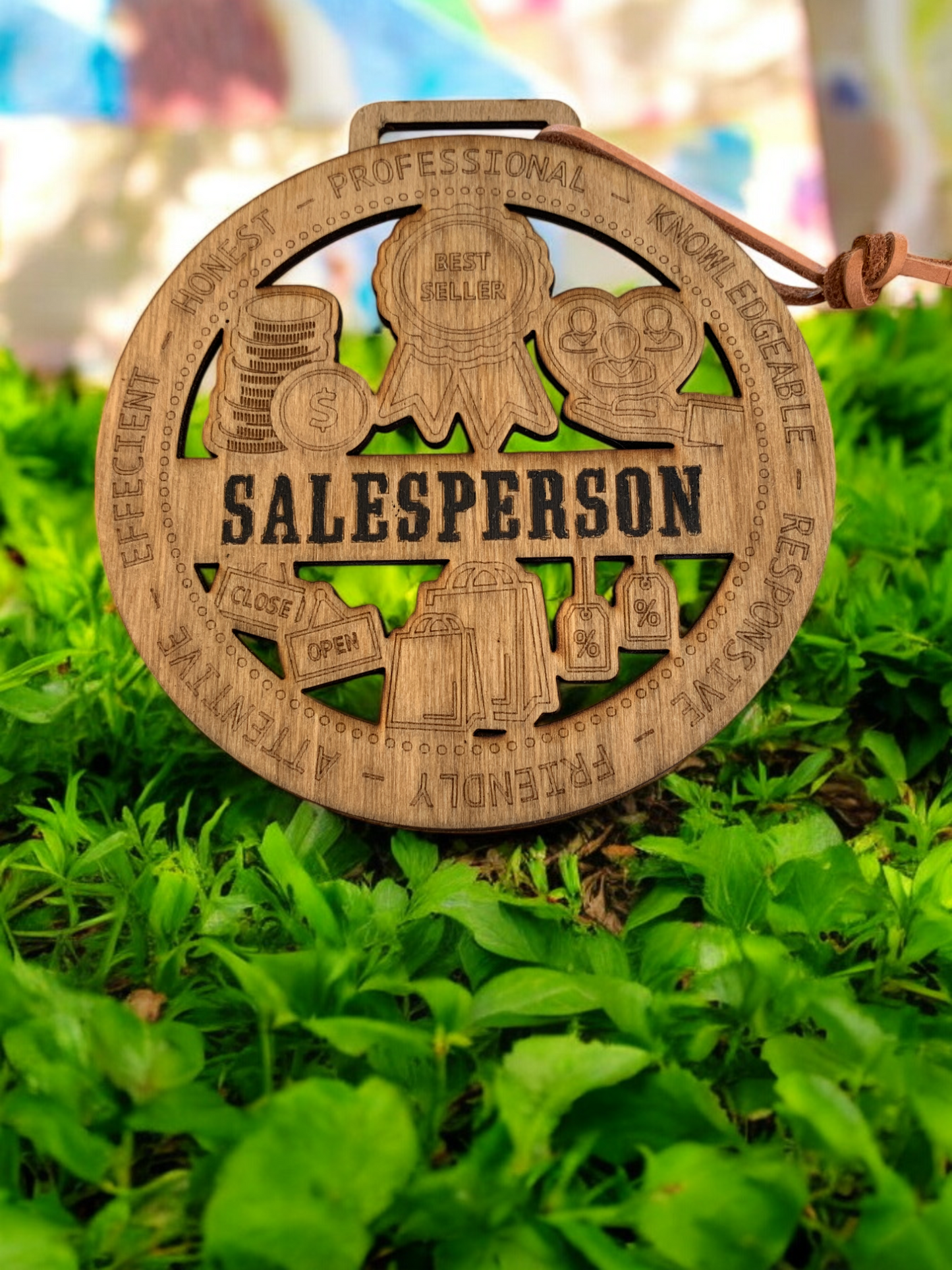 Sales Person Gift Card Holder
