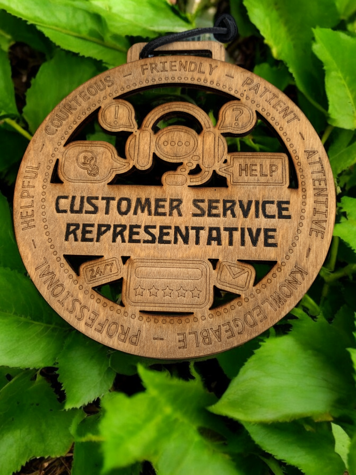 Customer Service Representative Gift Card Holder