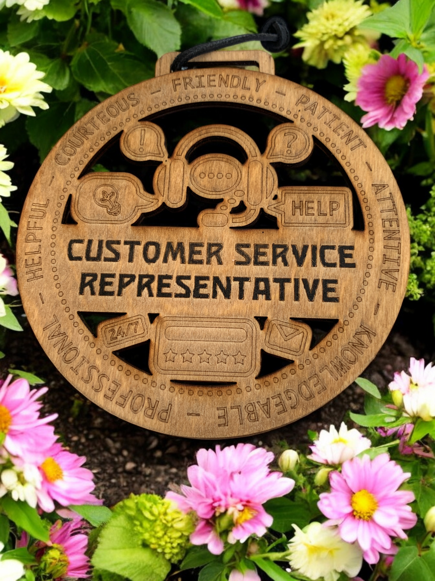 Customer Service Representative Gift Card Holder