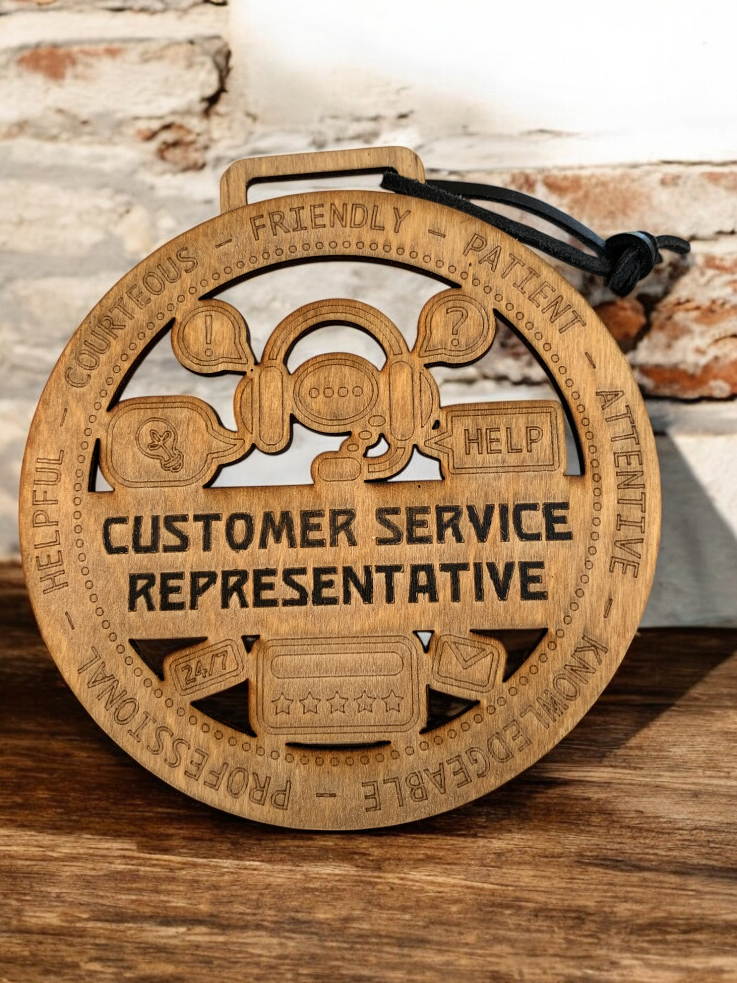 Customer Service Representative Gift Card Holder