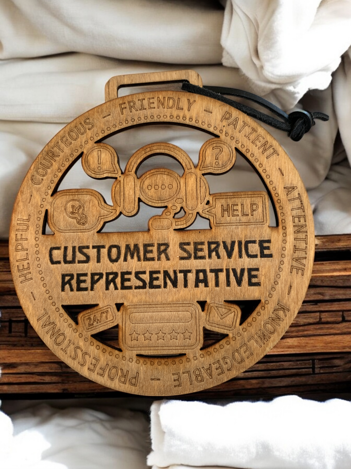 Customer Service Representative Gift Card Holder
