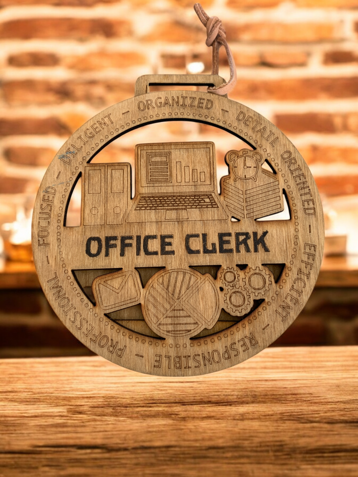 Office Clerk Gift Card Holder