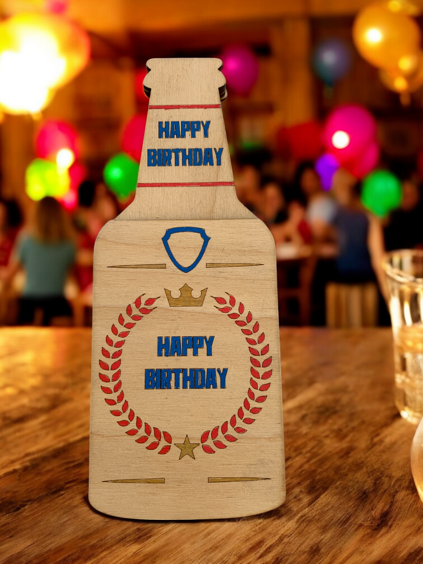 Beer Bottle Birthday Gift Card Holders