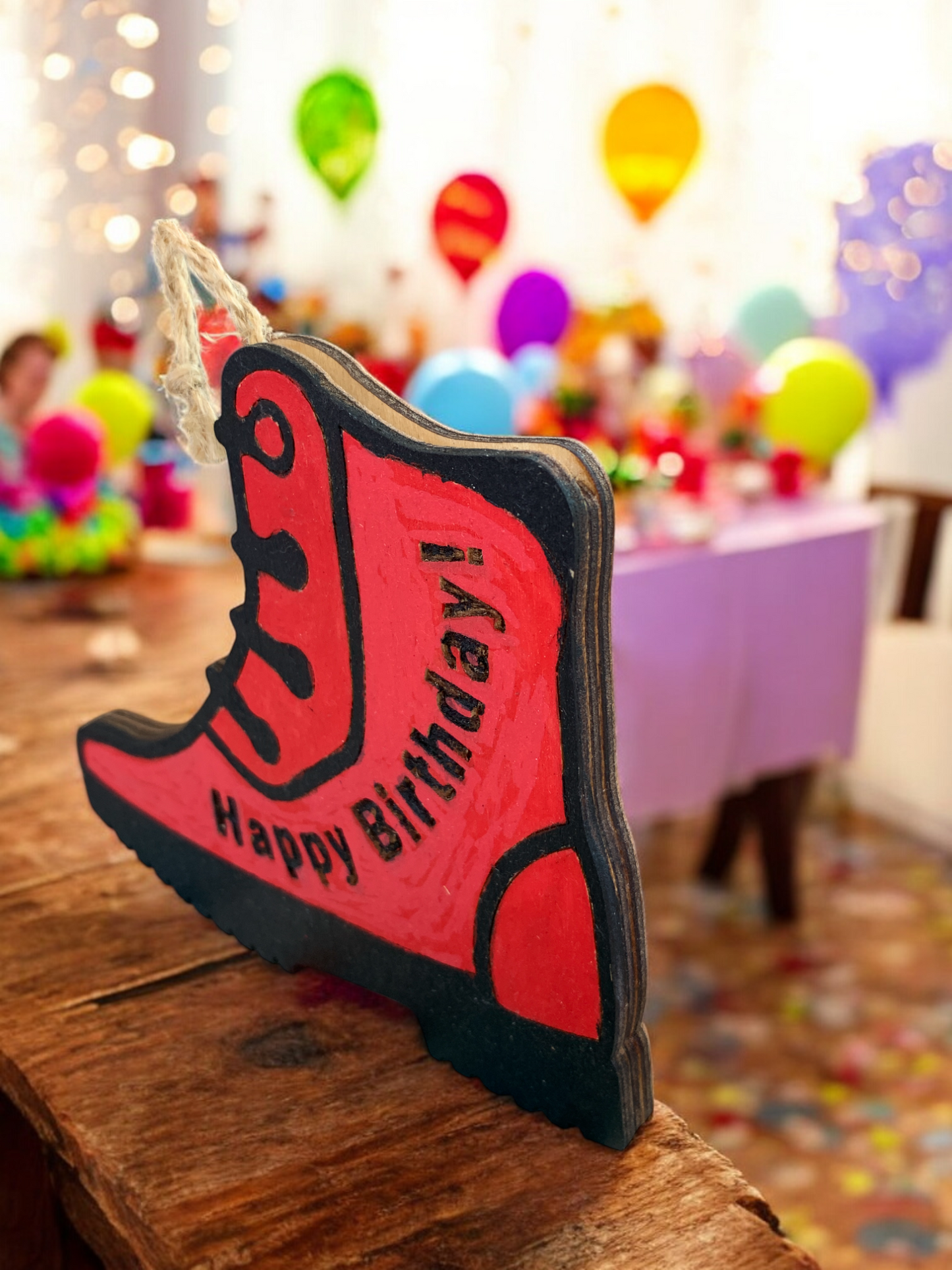 Boot Birthday Gift Card Holder