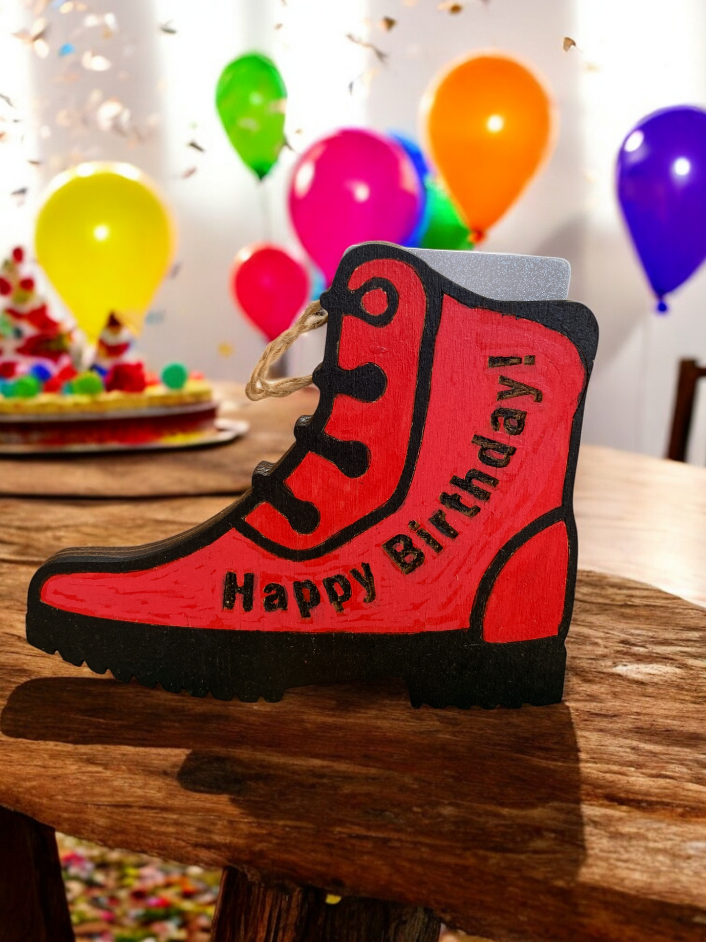 Boot Birthday Gift Card Holder
