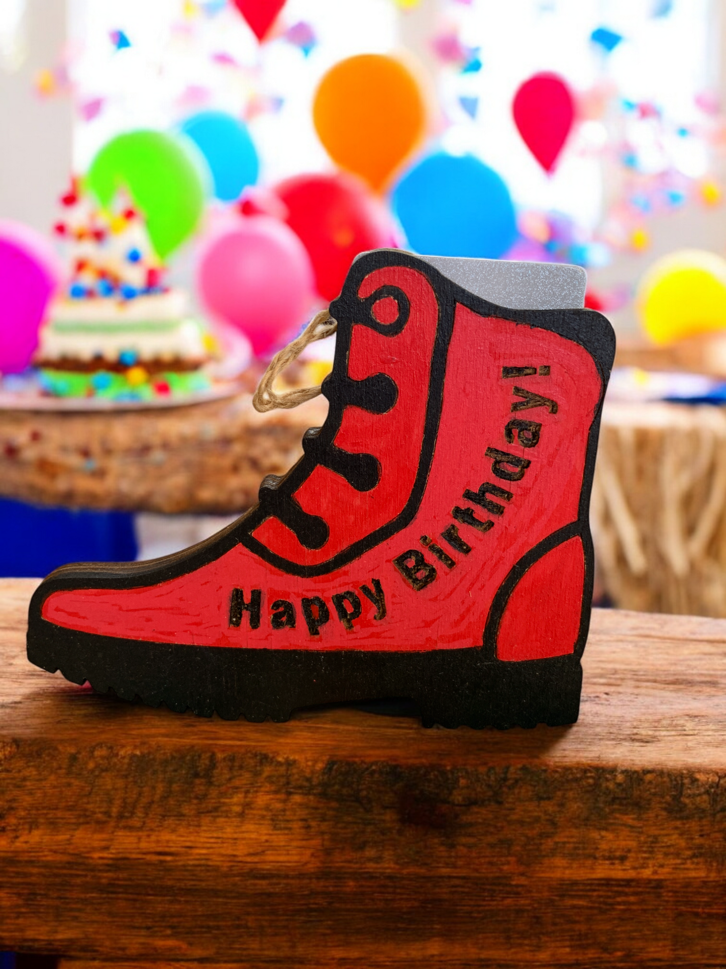Boot Birthday Gift Card Holder