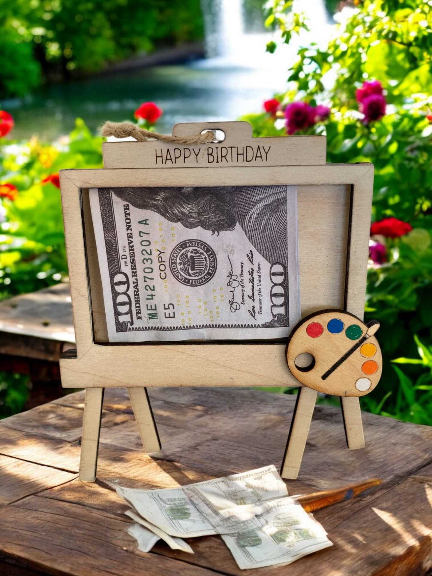 Easel Birthday Gift Card Holder