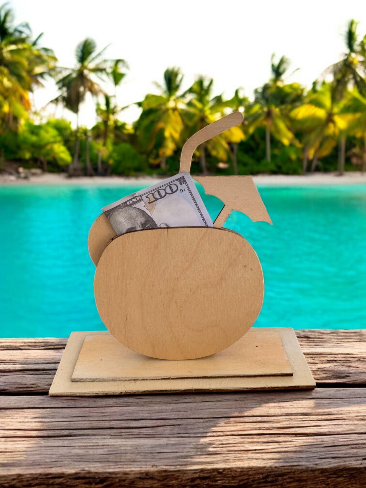 Coconut Aloha Drink Gift Card Holder