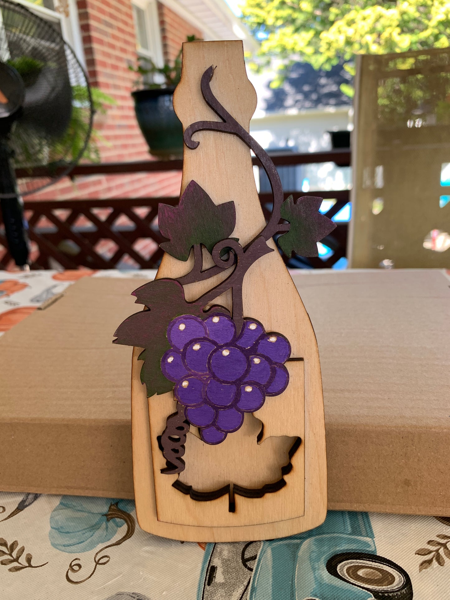 Wine Bottle Gift Card Holder
