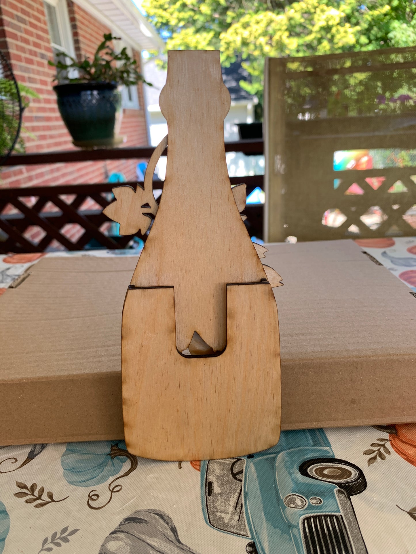 Wine Bottle Gift Card Holder