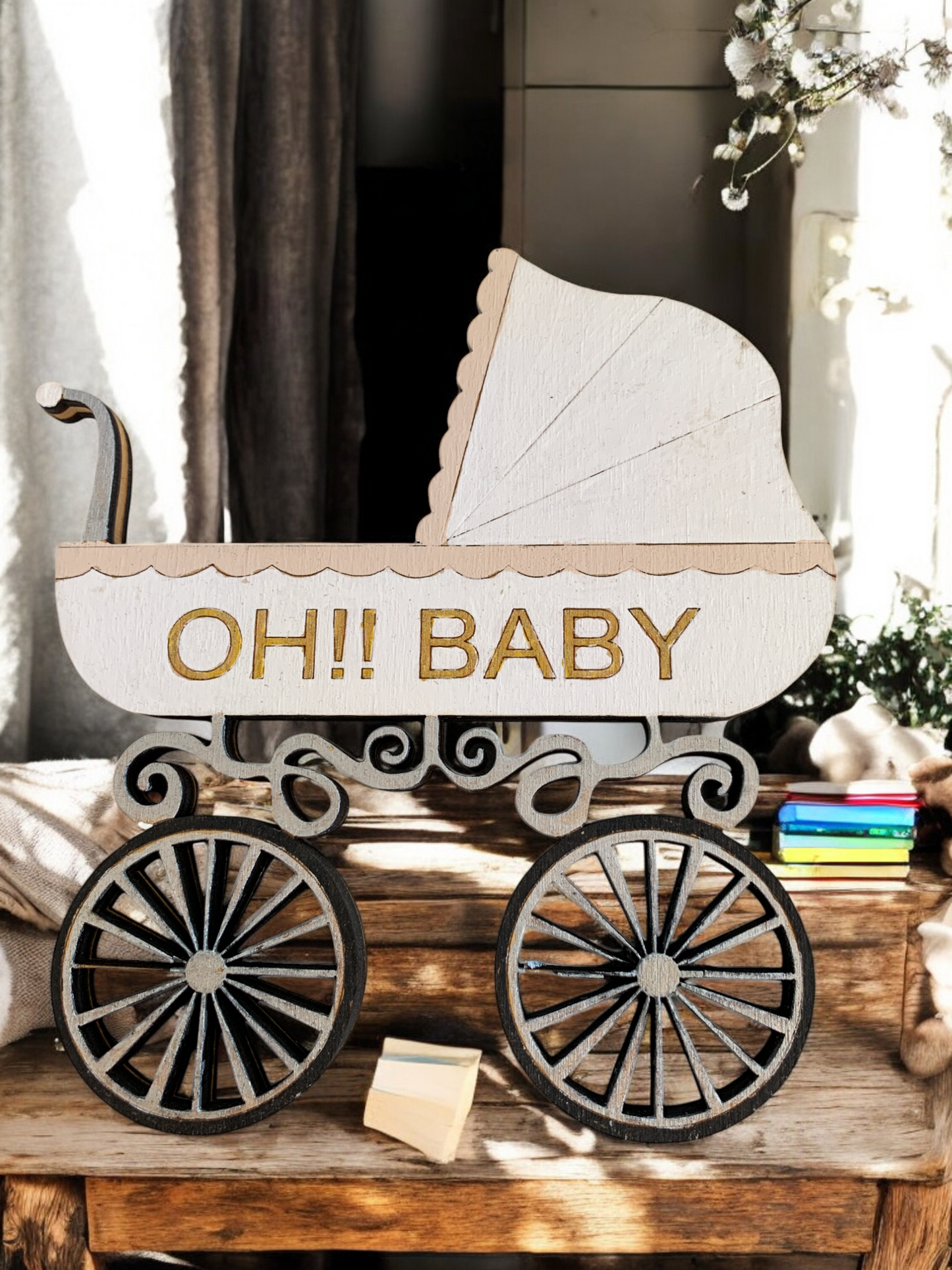 Baby Carriage Gift Card Holder WS