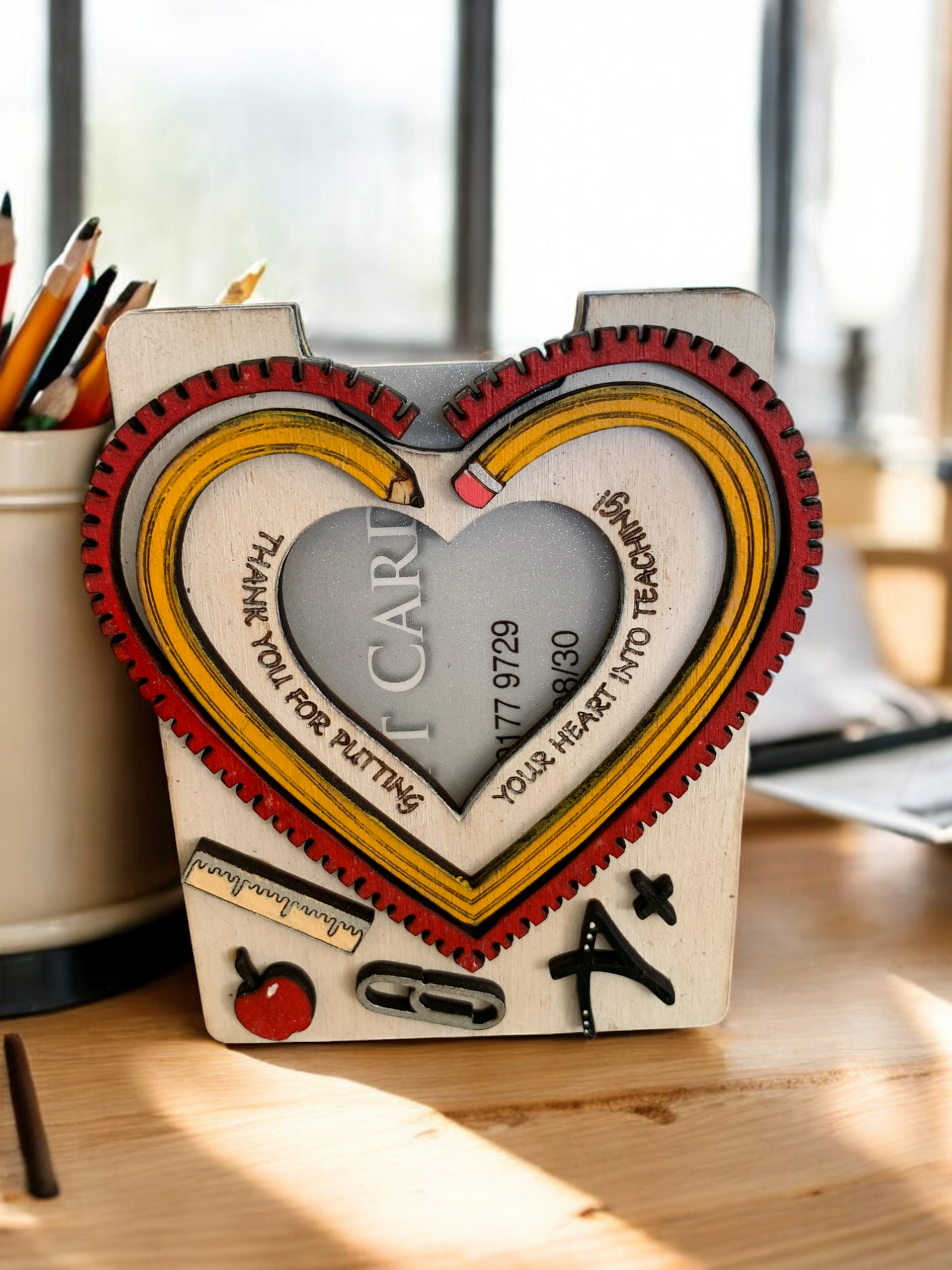 Teacher Appreciation Gift Card Holder