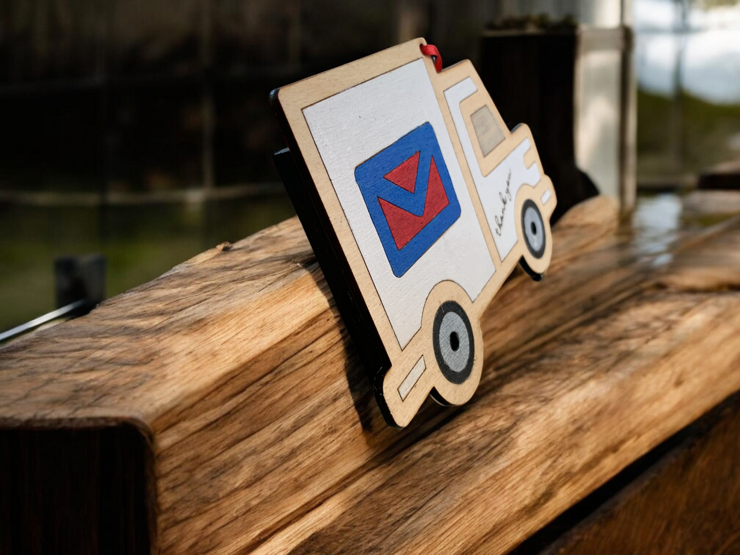 Mail Truck Gift Card Holder