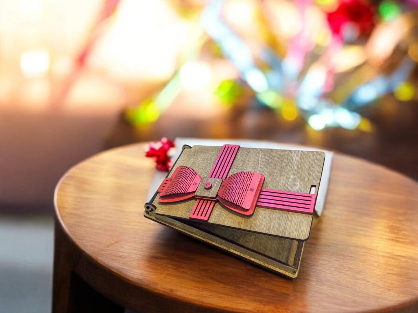 Flip-to-Gift Bow Box