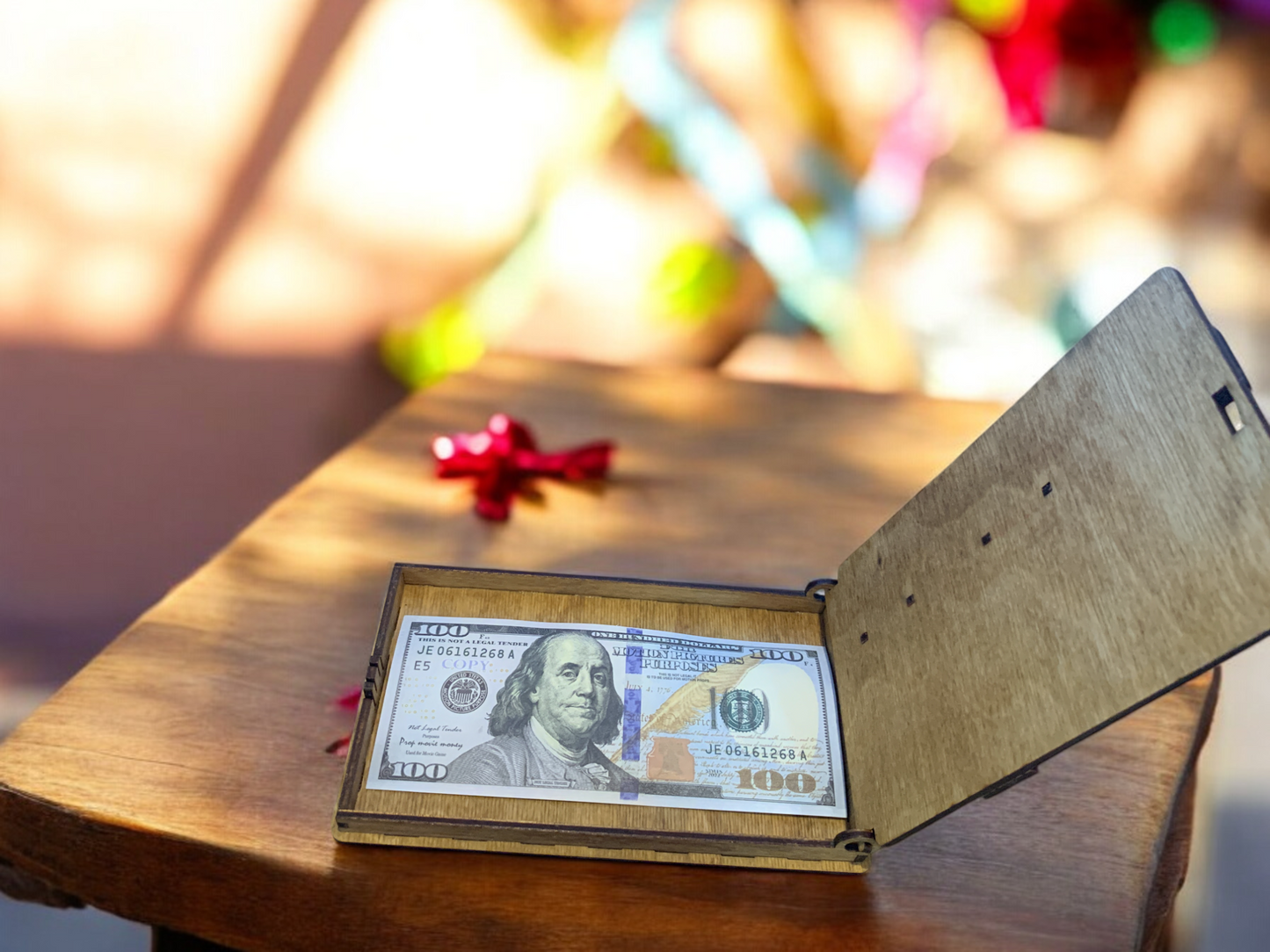 Flip-to-Gift Bow Box
