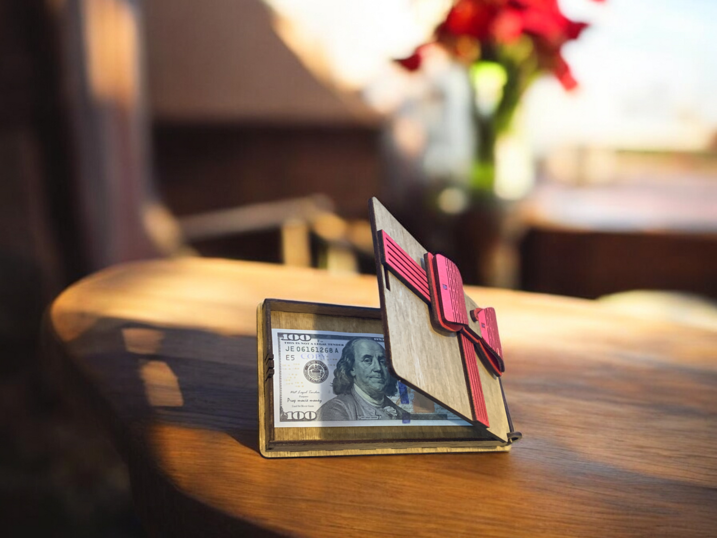 Flip-to-Gift Bow Box