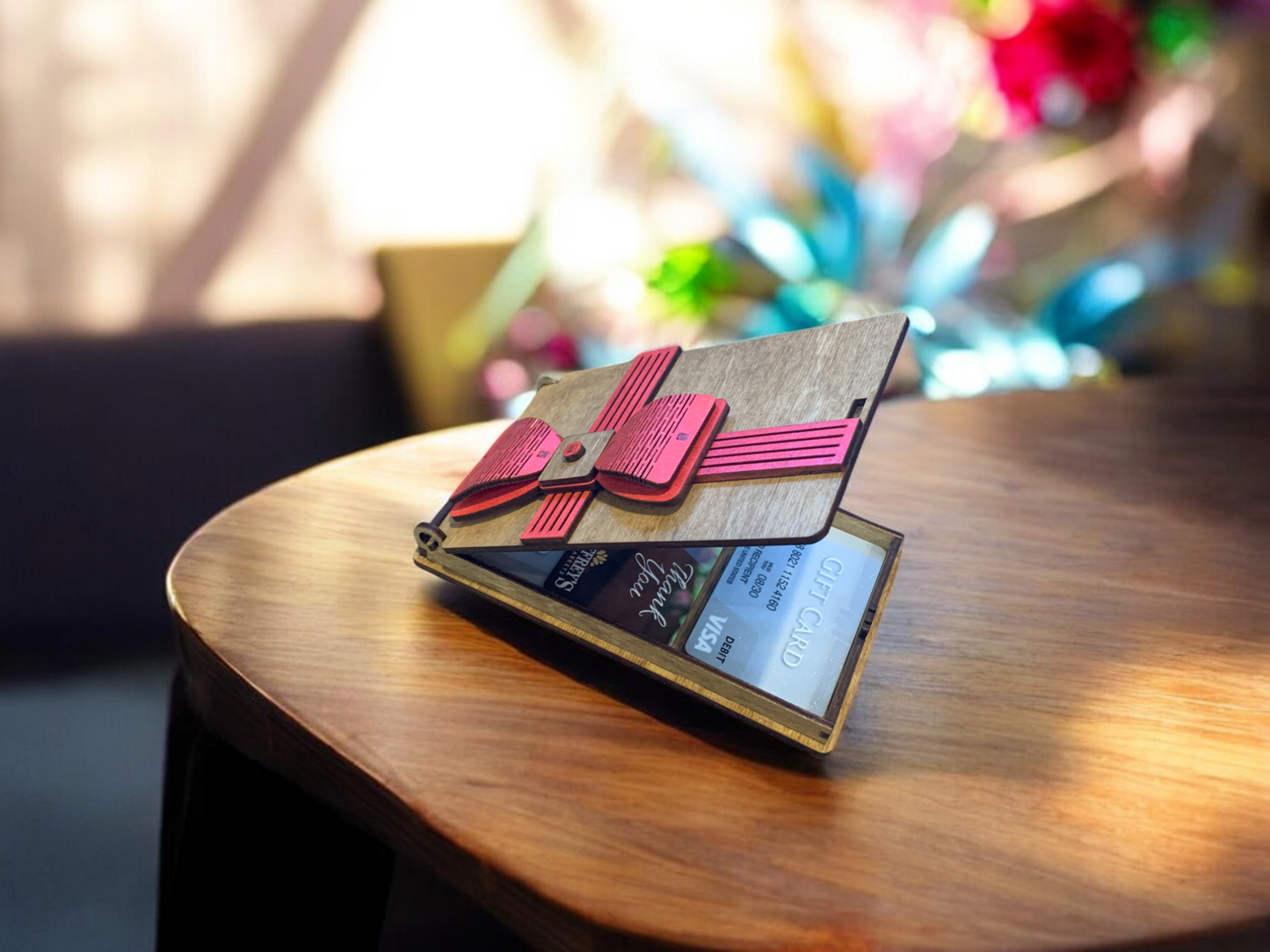 Flip-to-Gift Bow Box