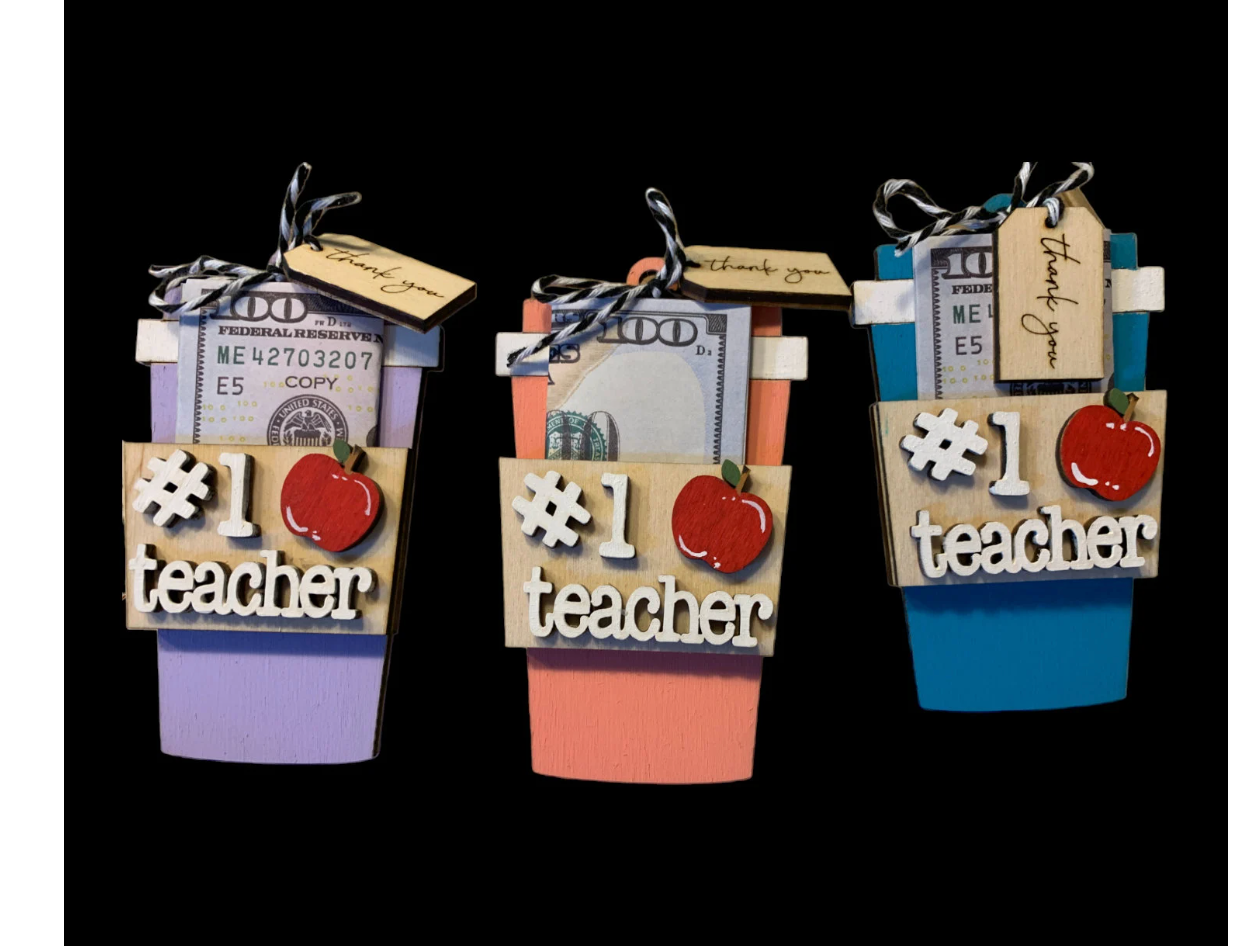 Teacher Appreciation Latte Gift Card Holder