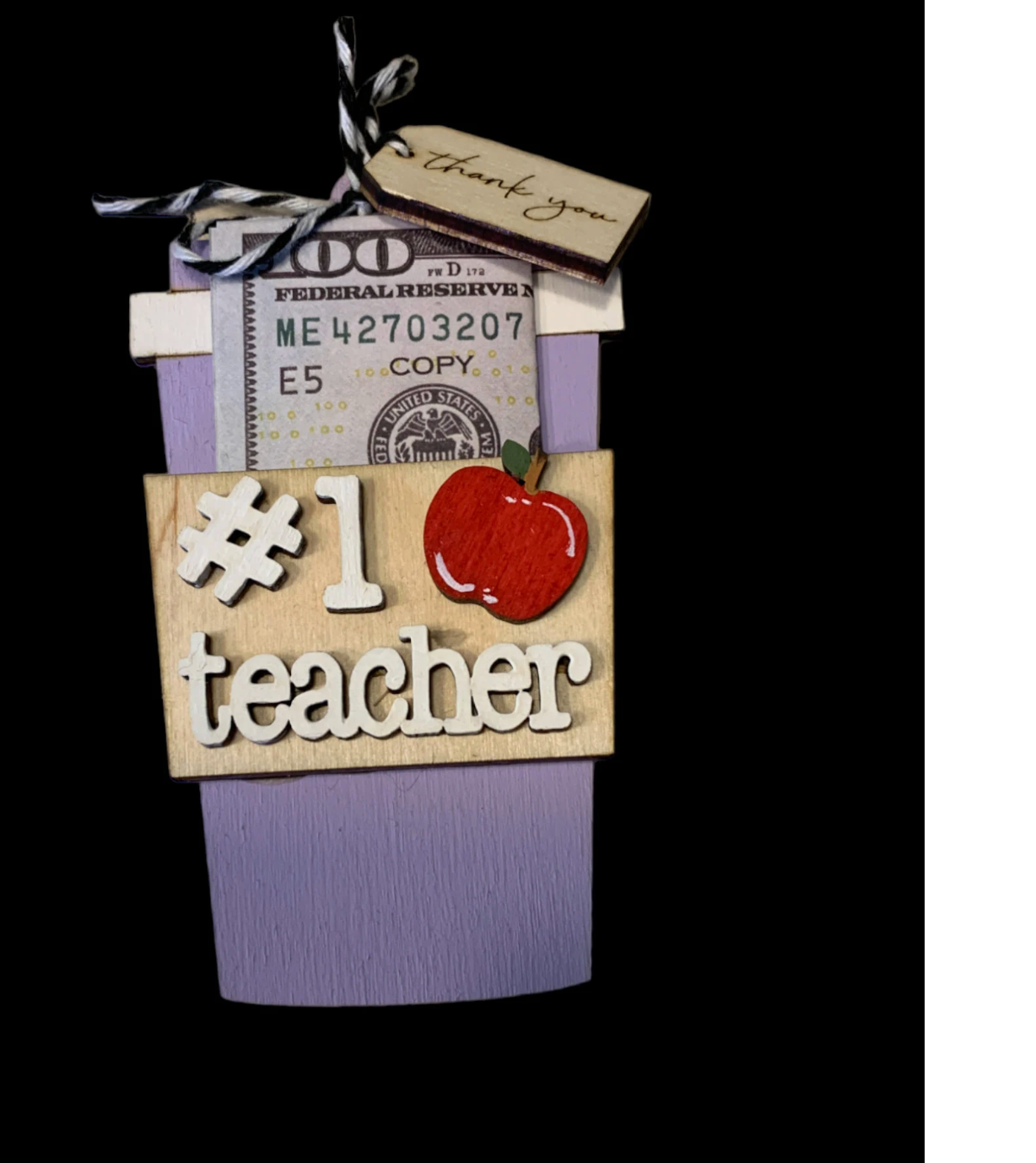 Teacher Appreciation Latte Gift Card Holder