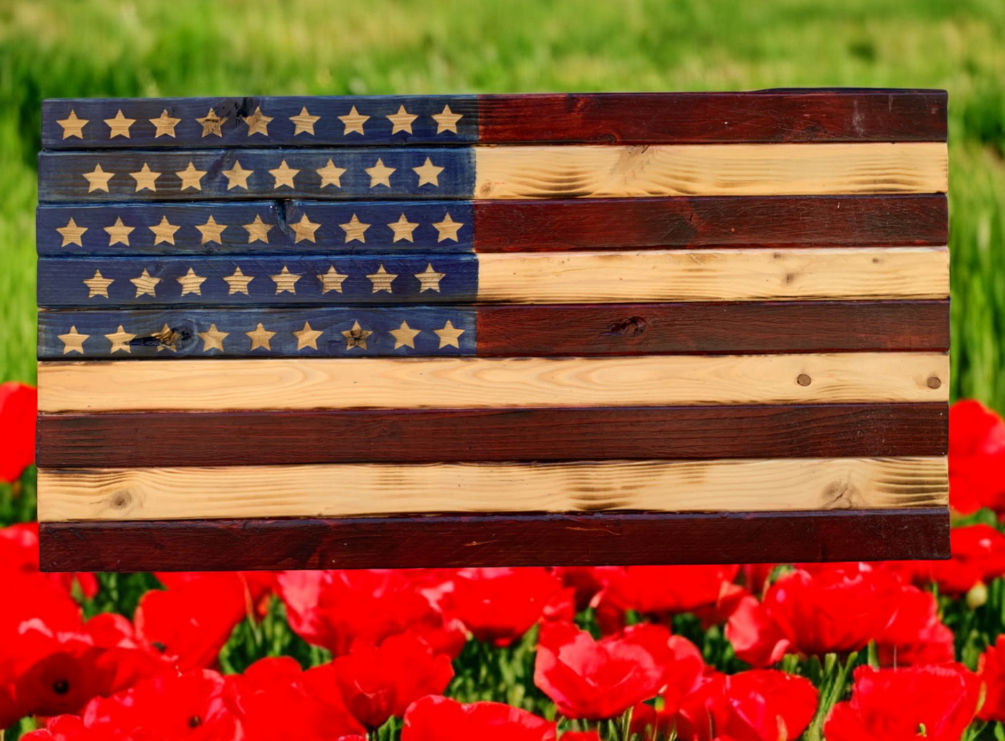 Rustic American Flag