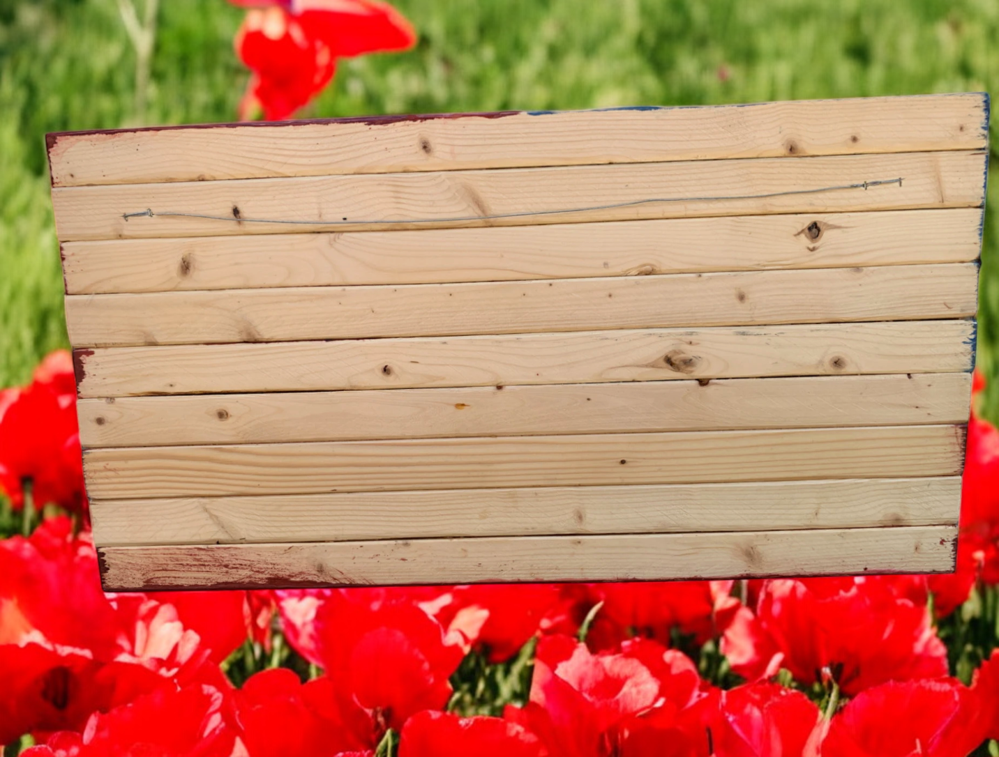 Rustic American Flag